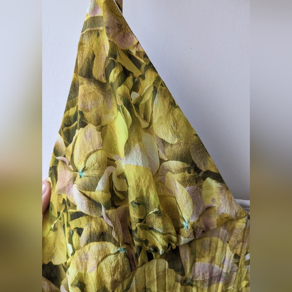 Baum Und Pferdgarten Midi Slip Dress Yellow Floral - Picture 5 of 17